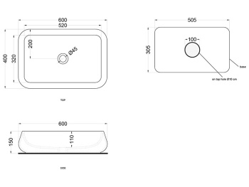 Раковина накладная Cielo Shui SHLAA60 MU 60 см зеленый