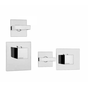 Bossini Rectangular Термостат для душа, встраиваемый, с девиаторм/запорным вентилем на 1 или 2 выход
