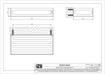 Полка Gessi Rilievo 59549.031 Chrome