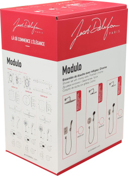 Душевой комплект Jacob Delafon Modulo E30759-CP с внутренней частью, хром хром