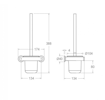Ёршик Ramonsoler золото ESCO01OC