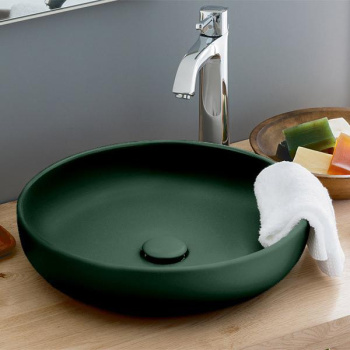 Раковина накладная Cielo Shui SHBA45 MU 45 см зеленый