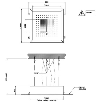 Душевая система Gessi Afilo 01723.238 (стар. арт. RIR5402.238) Mirror Steel
