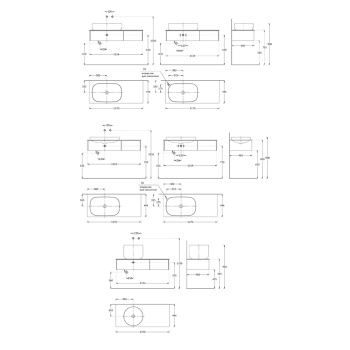 Тумба MAGICA подвесная Kerama Marazzi 120 2 ящика, венецианский красный матовый MA.120.2\VR.M