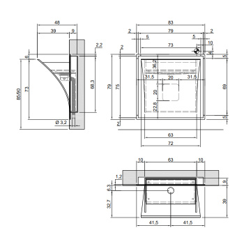 Раковина Antonio Lupi Strappo 83х48х79, без отв., встраиваемая, с Led подсветкой, белый А0002423888