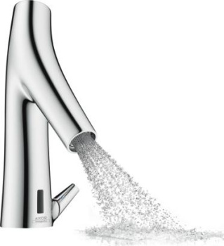 Смеситель для раковины Axor Starck Organic 12171820 электронный, с регулировкой температуры, никель