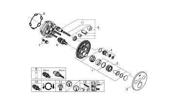 Термостат Grohe Grohtherm SmartControl 29121000 для ванны с душем