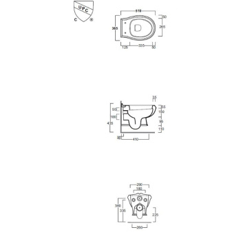 Унитаз напольный Simas Arcade AR841bi rimless белый