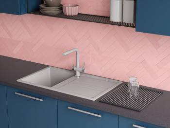 Мойка кухонная Omoikiri Kitagawa 86-WG wind green 4993250