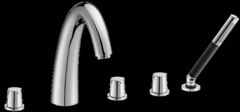 Смеситель Jacob Delafon Elevation E18876-CP на борт ванны хром