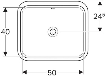 Раковина встраиваемая Geberit VariForm 500.764.01.2 белая