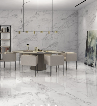 Плитка N30021 Sabine Ci White Brillo 33.3x90