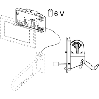 Механизм дистанционной смыва для унитаза TECE Teceplanus 9240357