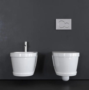 Подвесное биде Cielo Opera Tondo OPBST белый