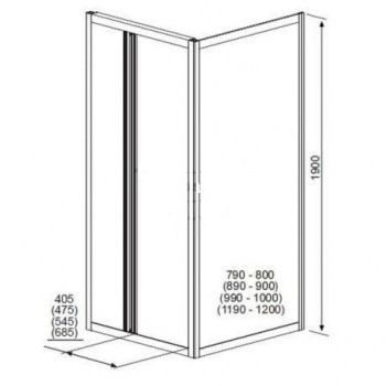 Боковая стенка Radaway AVS Treviso S 100 32423-01-01N