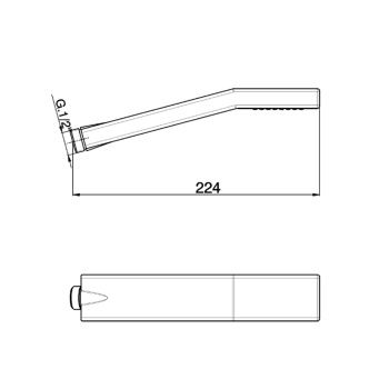 Лейка душевая ручная Cisal Shower черный матовый DS01418040
