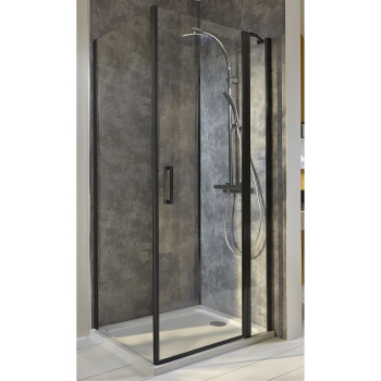 Боковая стенка 80 см Jacob Delafon Contra E22FT80-BL, стекло прозрачное