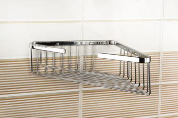 Мыльница в сеточку треугольная Nofer Niza 09053.B