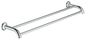 Двойной держатель для полотенца GROHE Essentials Authentic, хром 40654001