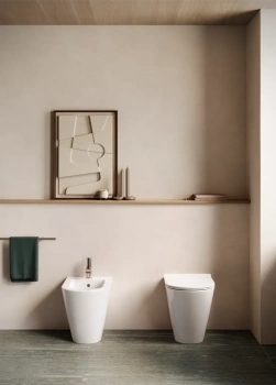 Унитаз напольный 55×35 Catalano Zero Tortora satinato 0114550032