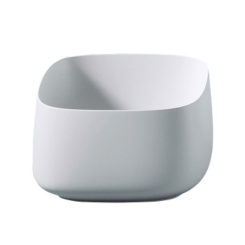 Artceram Cognac Раковина 43x43х22.5 см, без отв., накладная Quadro, без перелива, цвет: белый COL006