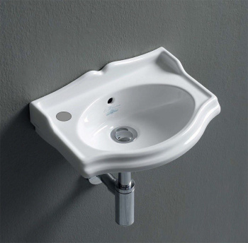 Раковина подвесная Simas Arcade AR 035 bia tap hole SX 37.5 см левая белый