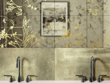 Плитка Villeroy&Boch Arc Noir K1071RR000010 Bronze Metal Border 15x120