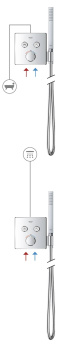 Термостат Grohe Grohtherm SmartControl 29120000 для ванны с душем