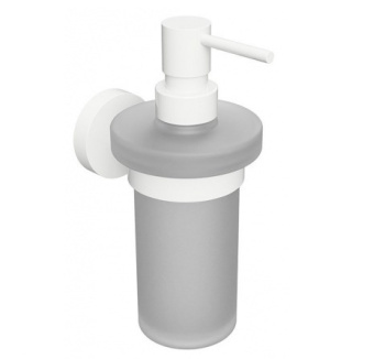 Настенный дозатор для жидкого мыла Bemeta White 104109014 белый