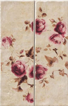 Керамогранит Декор Petite Avorio Rose (комп/2шт) 10х30