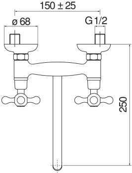 Смеситель для кухни Nobili Grazia GRC5003BR бронза