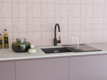 Мойка кухонная Omoikiri Yamakawa 55-U/I графит 4993780