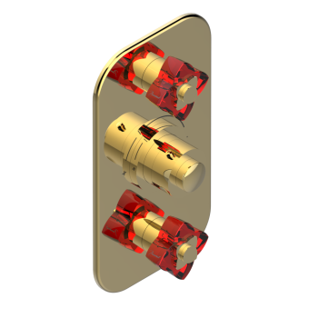 Смеситель для душа THG Petale De Cristal Rouge U6C-F01-5400BE полированное золото