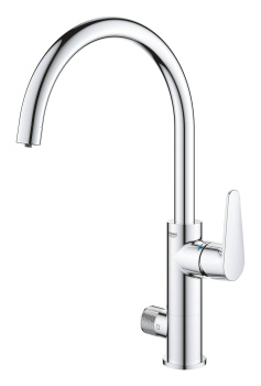 Смеситель для кухонной мойки GROHE Blue Pure BauCurve с функцией очистки водопроводной воды, хром 31