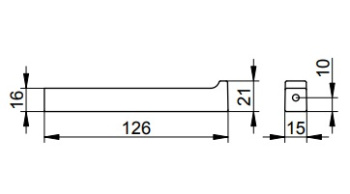 Держатель запасного рулона Keuco Edition 11 11163250000 латунь шлифованная