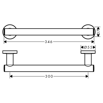 Hansgrohe Logis Universal Поручень , хром