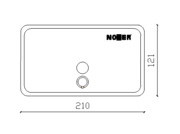 Дозатор для жидкого мыла Nofer Inox 03002.W