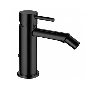 Bossini Oki Смеситель для биде на 1 отв., с заглушкой 1”1/4, цвет: черный матовый Z005401.073