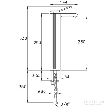 Смеситель для раковины Stella Casanova CS 00103 BZ01 бронза