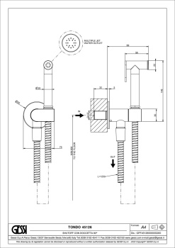 Гигиенический душ Gessi 45126.187 Aged Bronze