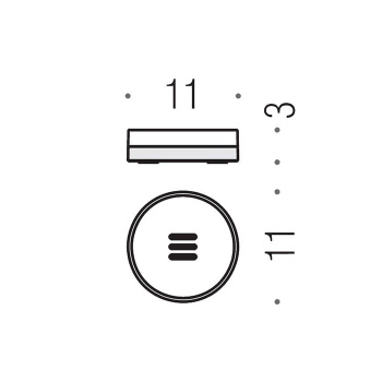 Мыльница настольная Colombo Nordic PVD графит матовый/матовое стекло B5240.GM-VAN