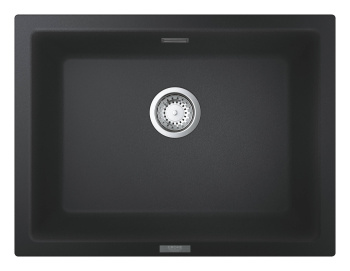 Мойка GROHE K700U с одной чашей, 610 x 460 мм, черный гранит 31655AP0