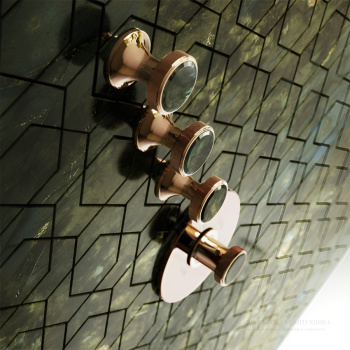 Запорный вентиль Jorger Valencia 638.60.432.040-51 благородная латунь/белая бирюза