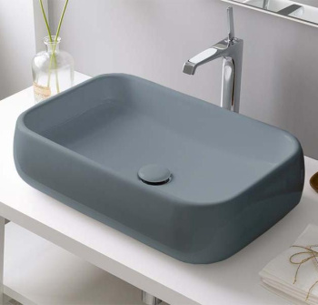 Раковина накладная Cielo Shui SHLAA60 PL 60 см голубой