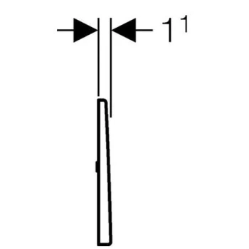 Привод бесконтактного смыва Geberit Mambo 116.023.FW.1 для писсуара работа от сети