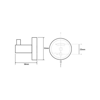 Крючок Bemeta Trend-I 104106028h жёлтый