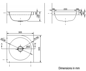 Раковина из нержавеющей стали Nofer 13037.В