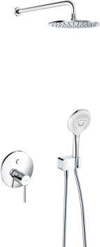 Душевой комплект Kludi Bozz 386400576 С ВНУТРЕННЕЙ ЧАСТЬЮ