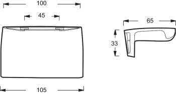 Ручки для ванны Jacob Delafon Repos E75110-CP хром