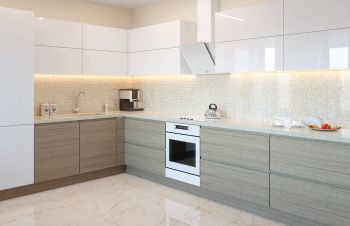 Мозаика натуральный мрамор Starmosaic Classic 20x20 Crema Marfil Polished (jmst033) 305x305x4 шт